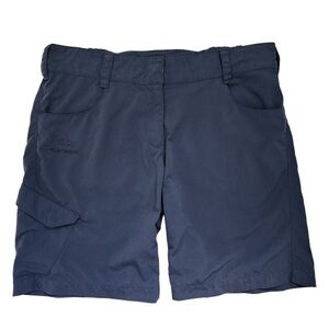 EIDER shorts women's blue size 6 hiking outdoor gorpcore